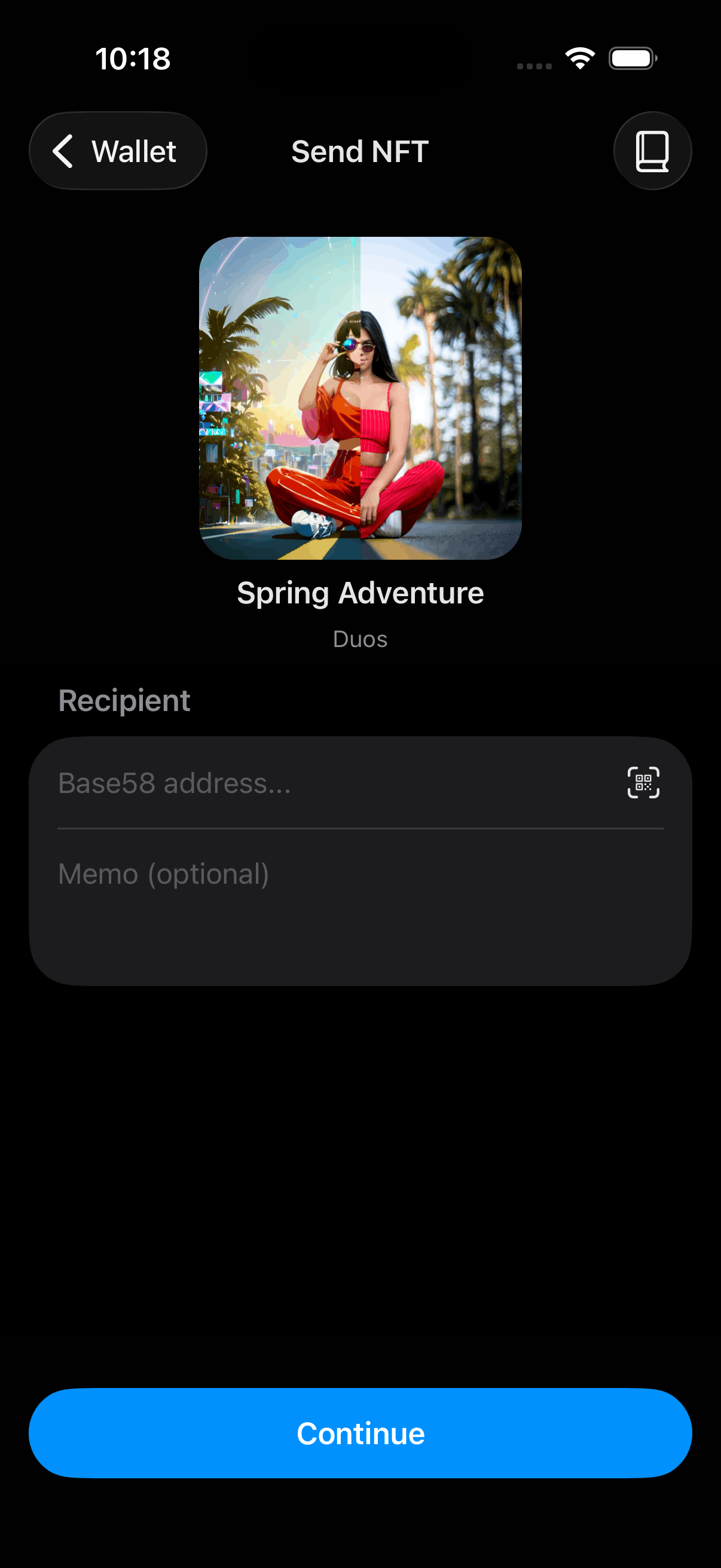 Tira wallet screen 3